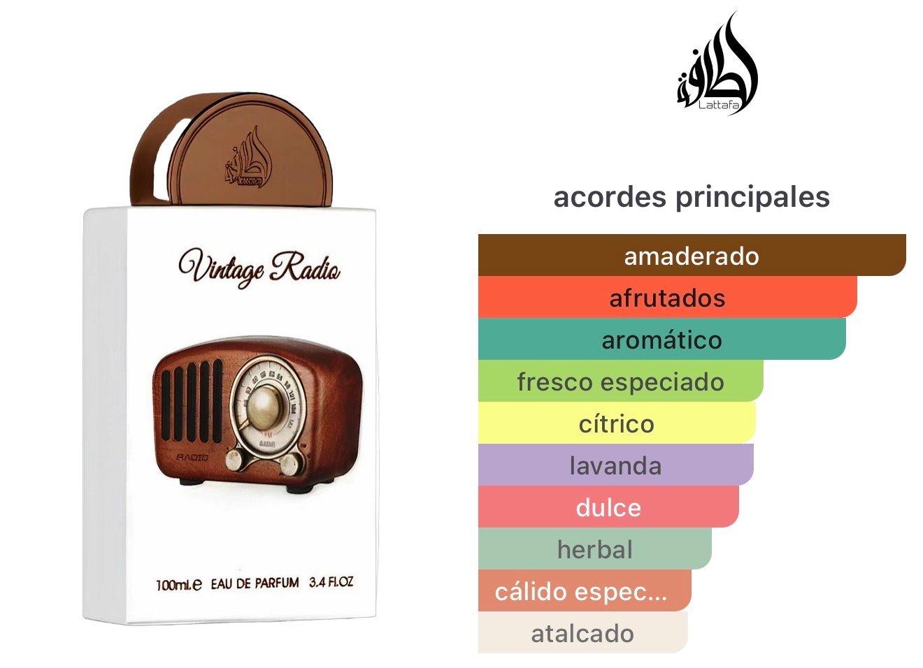 Decant Vintage Radio – Lattafa - Image 2